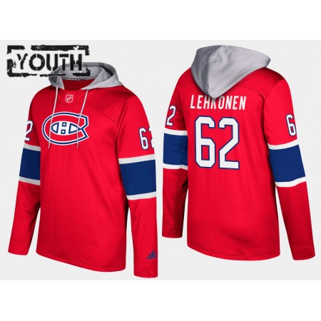 Barn Montreal Canadiens Artturi Lehkonen 62 N001 Hooded Sweatshirt